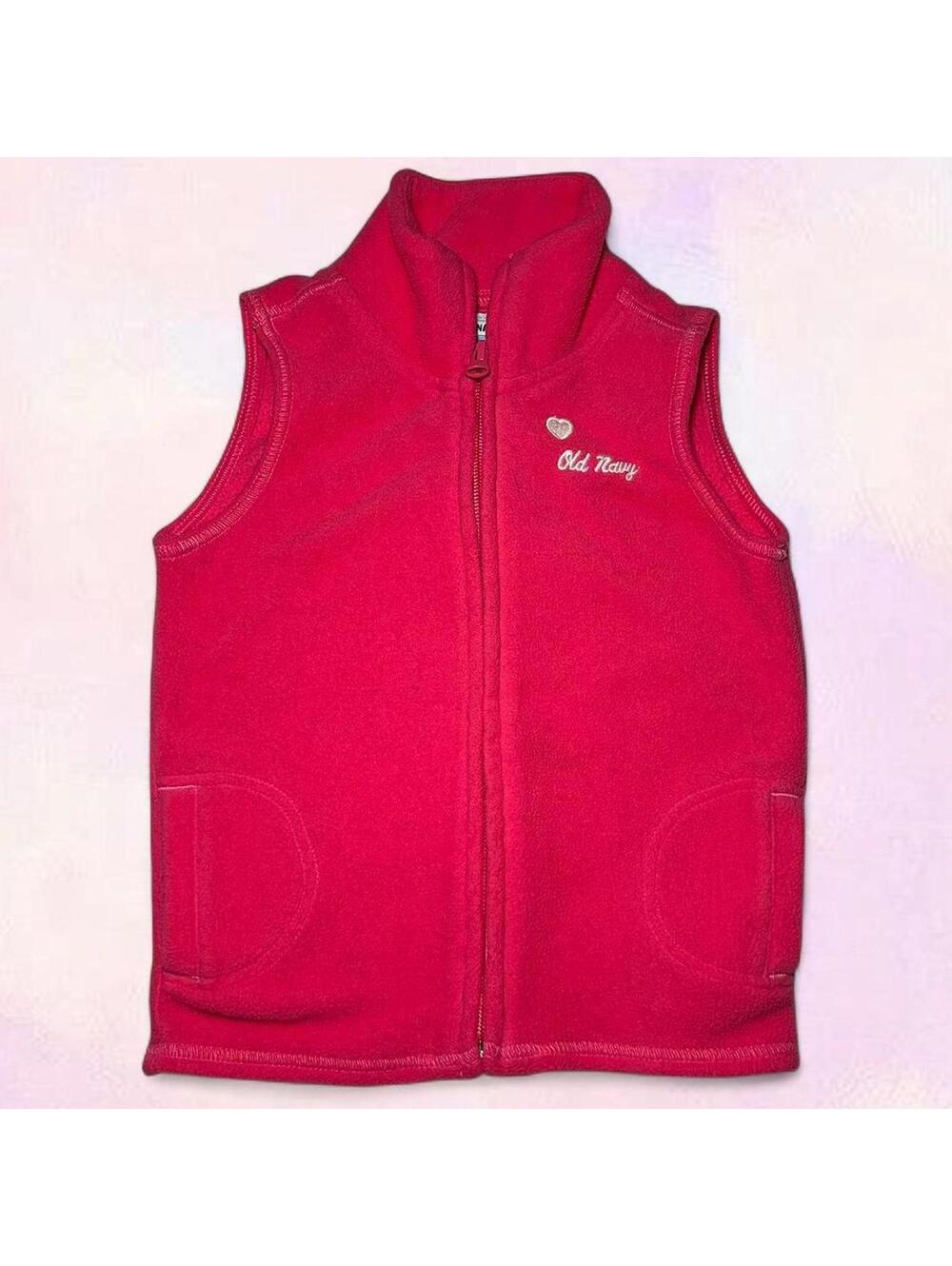 Bright Pink Old Navy Zip Up Vest Children’s 3T 2012